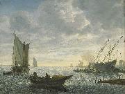 Lieve Verschuier Caulking a ship France oil painting artist